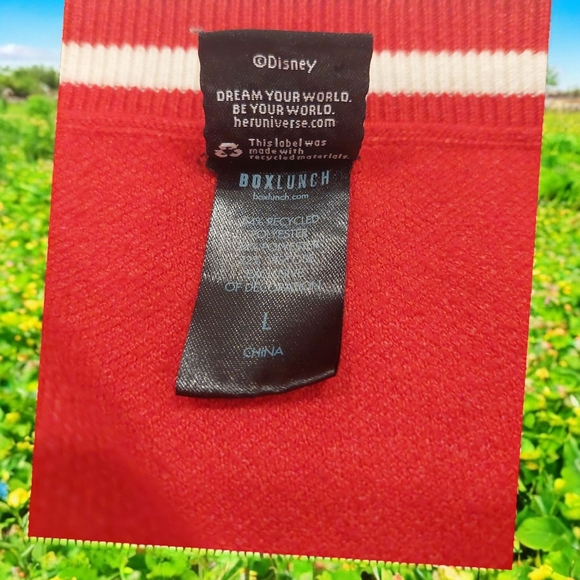 Disney Vibrant Red Sleeveless Tank Top with White Accents - Picture 5 of 5